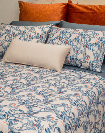 Duvet Cover Flores Azul