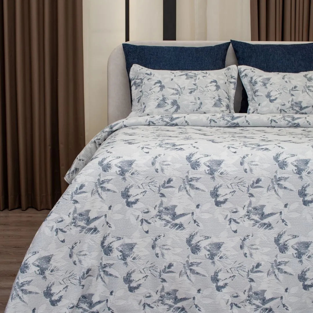 Funda Nordica Hoja Celeste