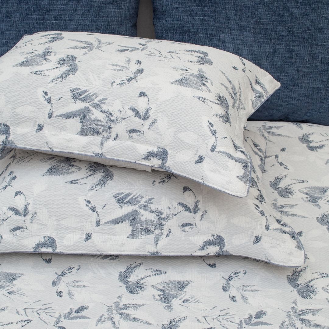 Funda Nordica Hoja Celeste